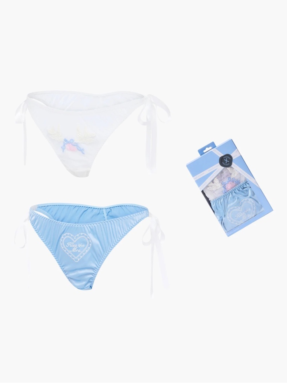 savage x fenty FLIRTY & WORDY BRIDAL 2-PIECE BIKINI SET 1XL sz 16
